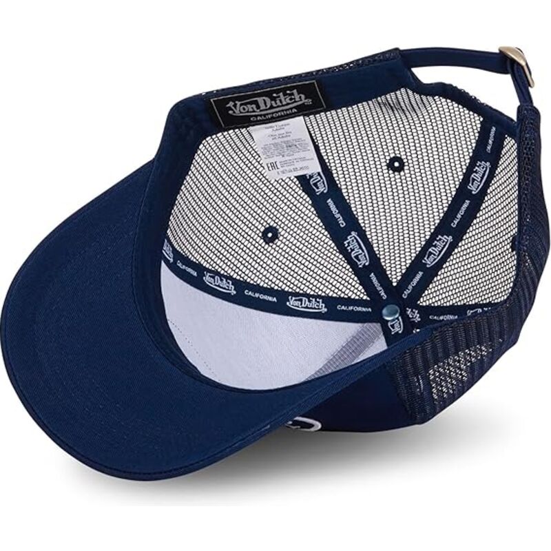 von-dutch-lof-b20-navy-blue-adjustable-trucker-hat von-dutch-lof-b20-navy-blue-adjustable-trucker-hat