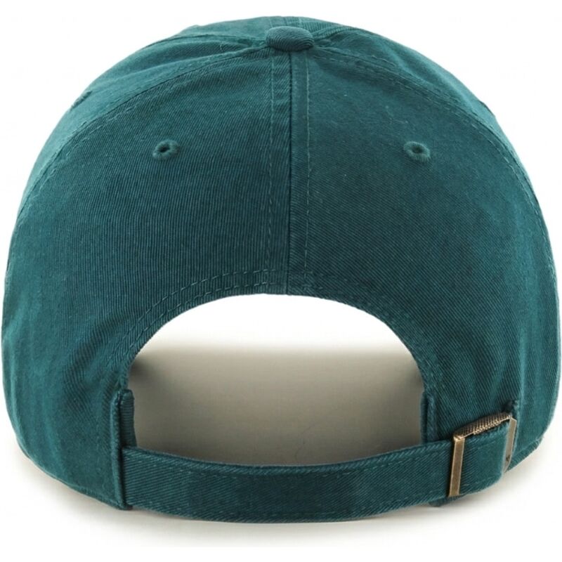 47-brand-curved-brim-clean-up-no-loop-label-pacific-green-new-york-yankees-mlb-green-adjustable-cap 47-brand-curved-brim-clean-up-no-loop-label-pacific-green-new-york-yankees-mlb-green-adjustable-cap