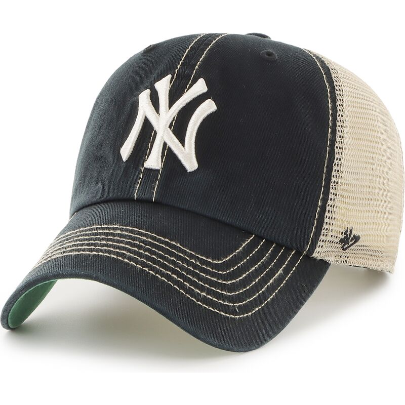 47-brand-clean-up-trawler-new-york-yankees-mlb-black-and-beige-trucker-hat