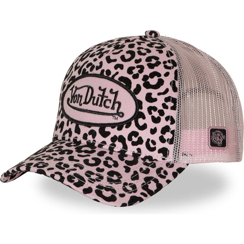 von-dutch-verle-leopard-and-pink-trucker-hat von-dutch-verle-leopard-and-pink-trucker-hat