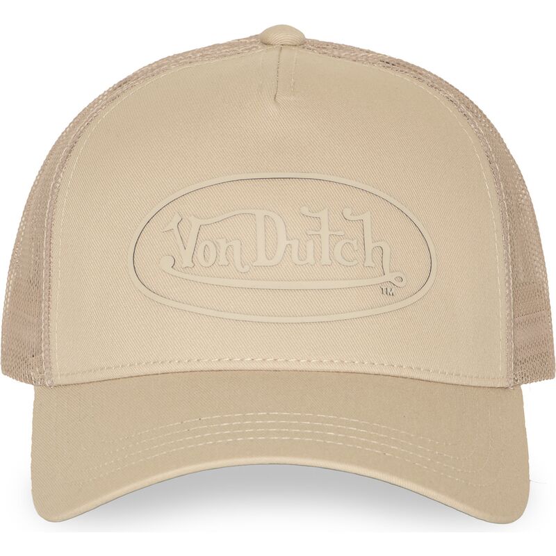 von-dutch-log23-beige-trucker-hat