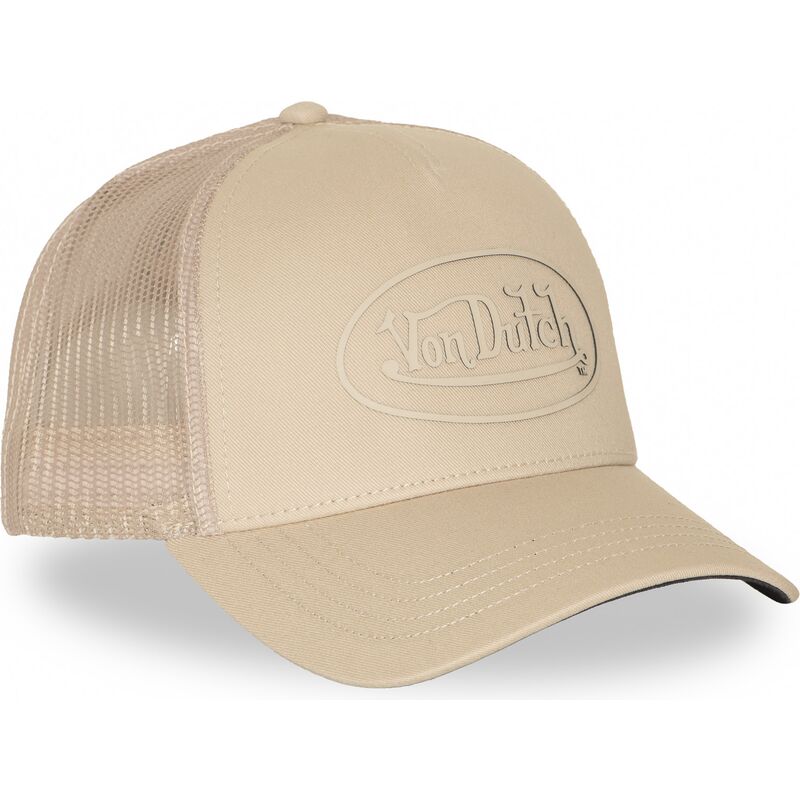 von-dutch-log23-beige-trucker-hat