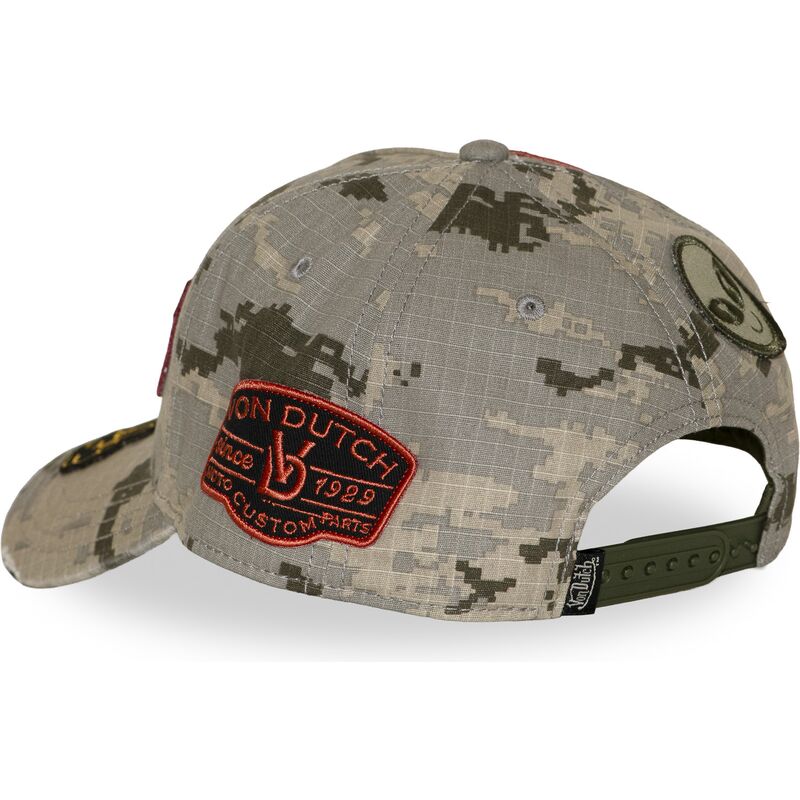 von-dutch-curved-brim-kamo03-camouflage-snapback-cap von-dutch-curved-brim-kamo03-camouflage-snapback-cap
