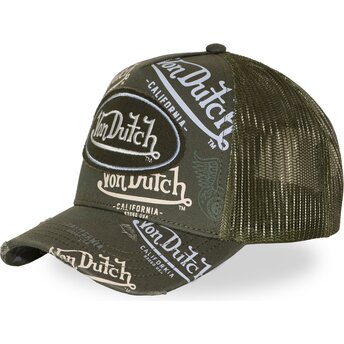 Von Dutch CAFE14 Green Trucker Hat