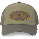von-dutch-used-15-green-and-grey-trucker-hat