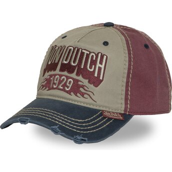 Von Dutch Curved Brim RETRO15 Multicolor Adjustable Cap