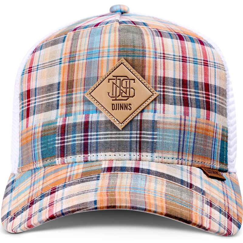 djinns-hft-patch-check-turquoise-multicolor-trucker-hat