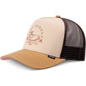 djinns-hft-lazy-bird-beige-and-brown-trucker-hat