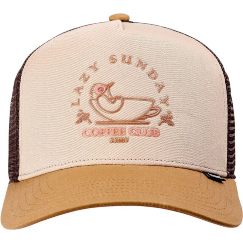 djinns-hft-lazy-bird-beige-and-brown-trucker-hat djinns-hft-lazy-bird-beige-and-brown-trucker-hat