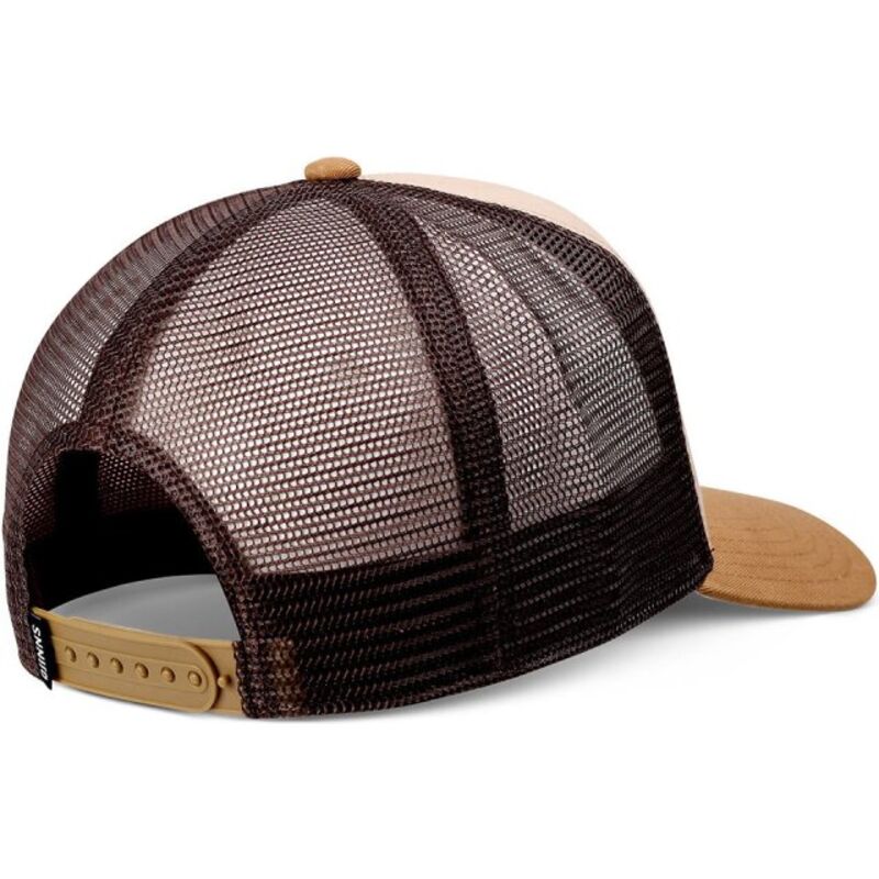 djinns-hft-lazy-bird-beige-and-brown-trucker-hat djinns-hft-lazy-bird-beige-and-brown-trucker-hat