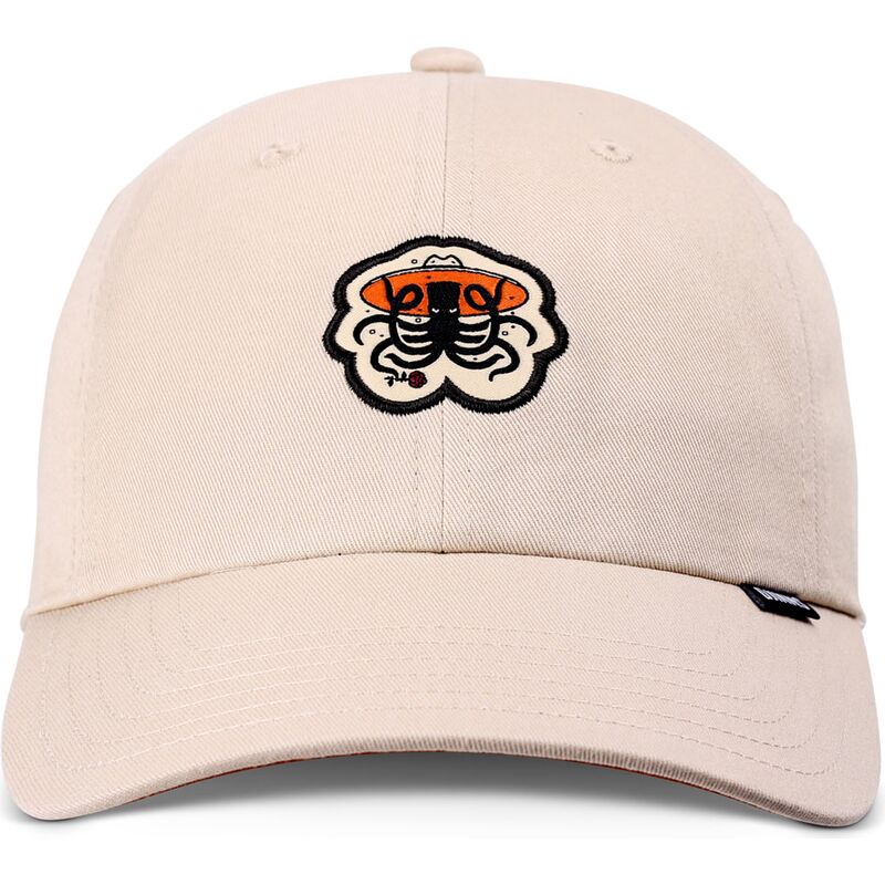 djinns-curved-brim-rose-kraken-beige-adjustable-cap