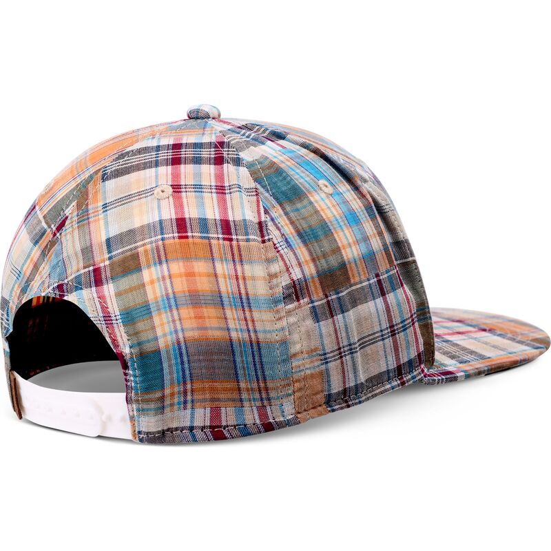 djinns-flat-brim-patch-check-turquioise-multicolor-snapback-cap