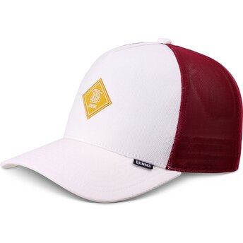 Djinns HFT FineFine Mesh White and Red Trucker Hat