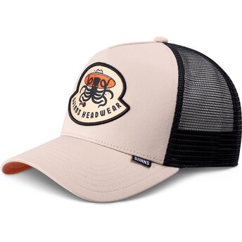 Djinns HFT Rose Kraken Beige and Black Trucker Hat