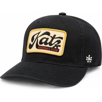 American Needle Curved Brim Hepcat Kansas City Katz MLB Black Adjustable Cap