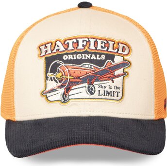 Hatfield SEMI PLA Beige, Orange and Navy Blue Trucker Hat