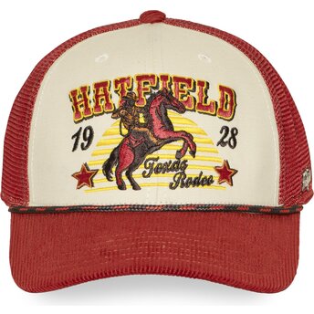 Hatfield PCS ROD Red and Beige Trucker Hat