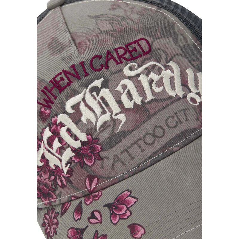 ed-hardy-floral-tattoo-city-vintage-wash-grey-trucker-hat ed-hardy-floral-tattoo-city-vintage-wash-grey-trucker-hat