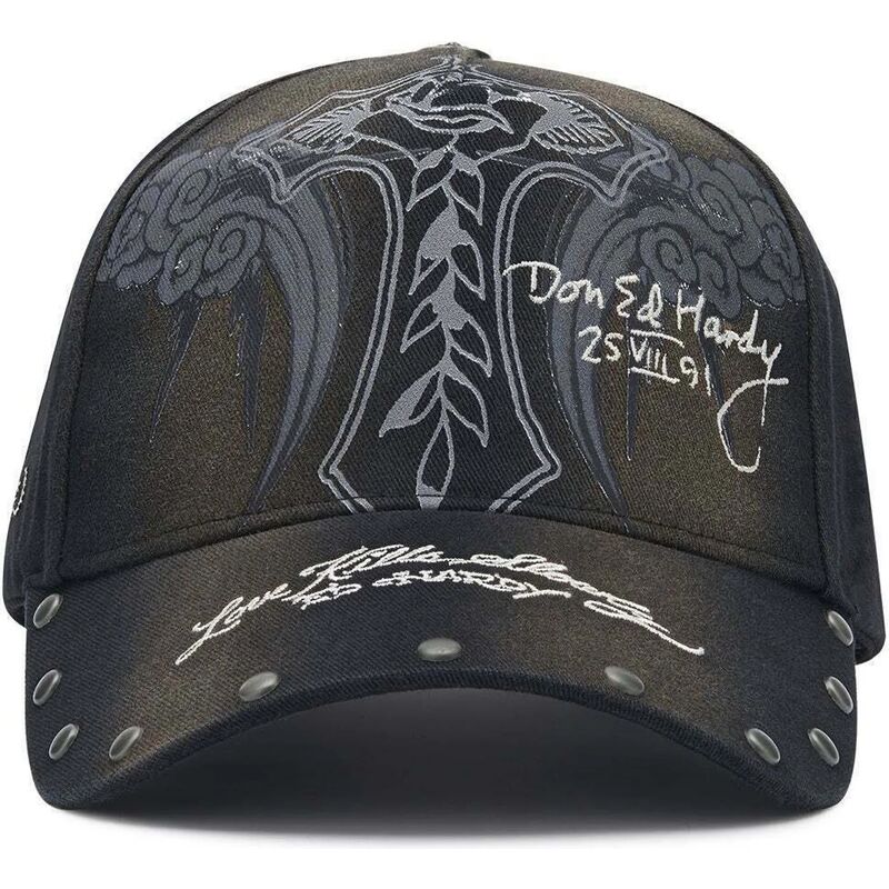 ed-hardy-curved-brim-storming-rose-washed-black-adjustable-cap ed-hardy-curved-brim-storming-rose-washed-black-adjustable-cap