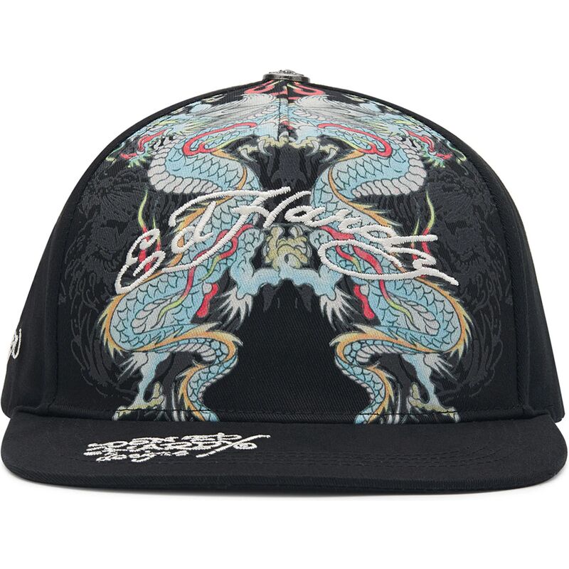 ed-hardy-flat-brim-battle-dragon-black-snapback-cap ed-hardy-flat-brim-battle-dragon-black-snapback-cap