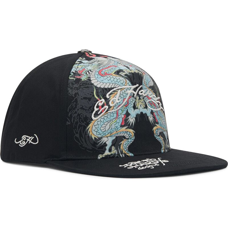 ed-hardy-flat-brim-battle-dragon-black-snapback-cap ed-hardy-flat-brim-battle-dragon-black-snapback-cap