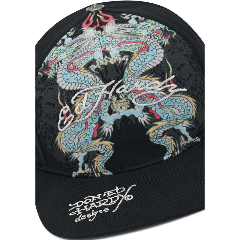 ed-hardy-flat-brim-battle-dragon-black-snapback-cap ed-hardy-flat-brim-battle-dragon-black-snapback-cap
