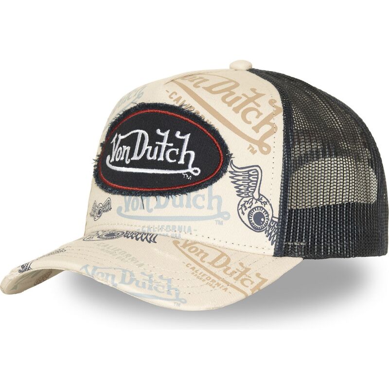 von-dutch-cafe11-beige-trucker-hat von-dutch-cafe11-beige-trucker-hat