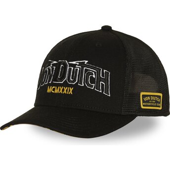 Von Dutch CAN01 Black Trucker Hat