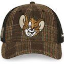 capslab-jerry-taj9-jer-looney-tunes-brown-and-black-trucker-hat