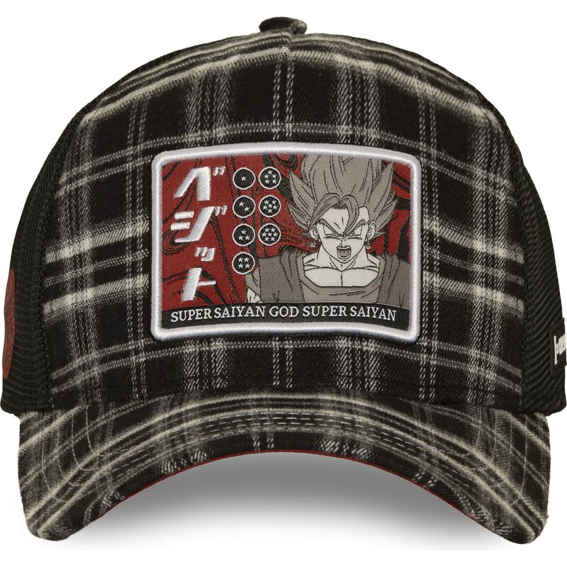 capslab-vegito-dbs9-god-dragon-ball-black-trucker-hat