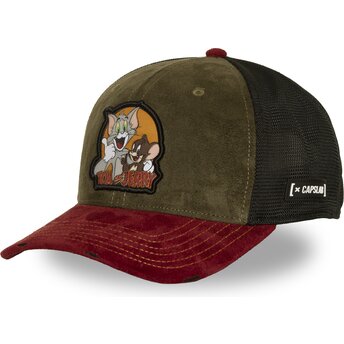 Capslab Tom and Jerry TAJ9 TAJ Looney Tunes Multicolor Trucker Hat