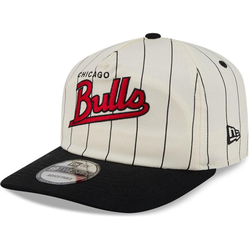new-era-curved-brim-19twenty-pinstripe-chicago-bulls-nba-beige-and-black-snapback-cap