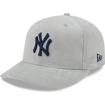 New Era Curved Brim Navy Blue Logo 59FIFTY Cord New York...