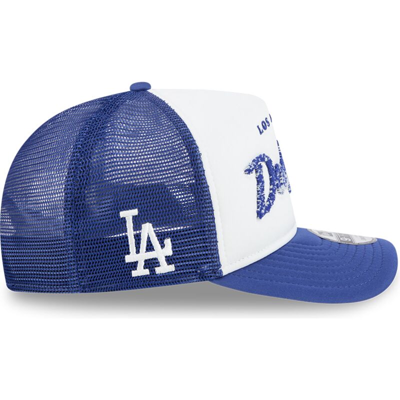 new-era-9fifty-a-frame-na-lifestyle-f1-los-angeles-dodgers-mlb-blue-and-white-trucker-hat new-era-9fifty-a-frame-na-lifestyle-f1-los-angeles-dodgers-mlb-blue-and-white-trucker-hat