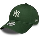 new-era-curved-brim-women-9twenty-league-essential-midi-new-york-yankees-mlb-green-adjustable-cap