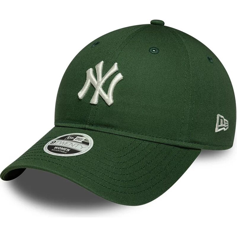 new-era-curved-brim-women-9twenty-league-essential-midi-new-york-yankees-mlb-green-adjustable-cap
