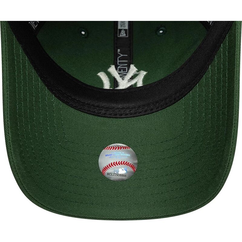 new-era-curved-brim-women-9twenty-league-essential-midi-new-york-yankees-mlb-green-adjustable-cap