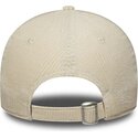 new-era-curved-brim-women-9forty-cord-new-york-yankees-mlb-beige-adjustable-cap-with-beige-logo