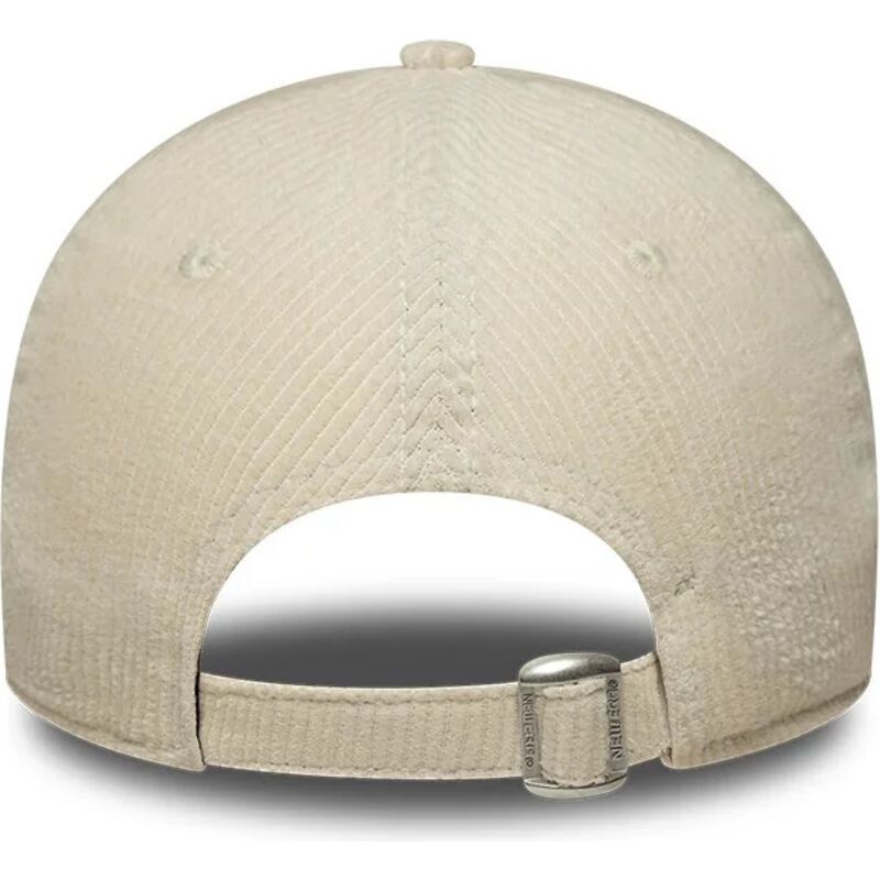 new-era-curved-brim-women-9forty-cord-new-york-yankees-mlb-beige-adjustable-cap-with-beige-logo