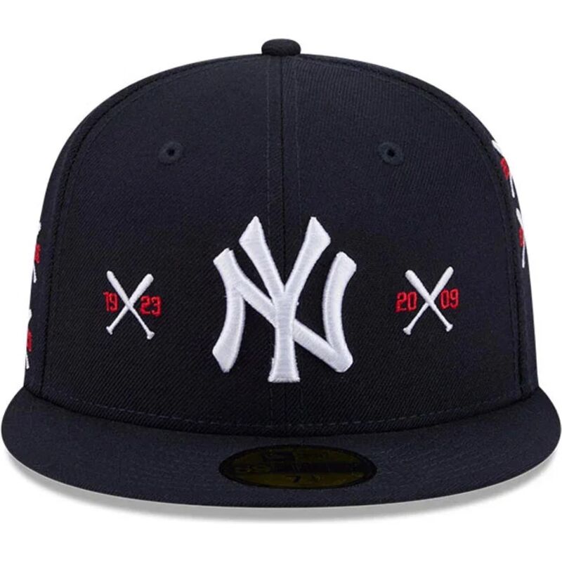 new-era-flat-brim-59fifty-spike-lee-crossed-bats-new-york-yankees-mlb-navy-blue-fitted-cap new-era-flat-brim-59fifty-spike-lee-crossed-bats-new-york-yankees-mlb-navy-blue-fitted-cap