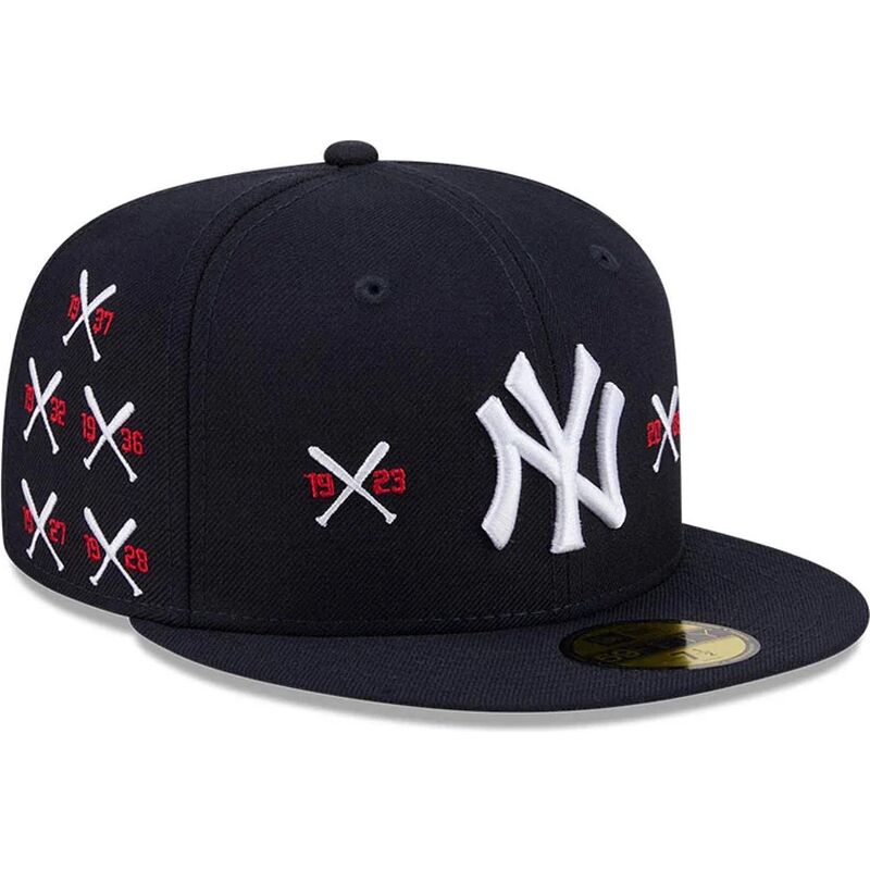new-era-flat-brim-59fifty-spike-lee-crossed-bats-new-york-yankees-mlb-navy-blue-fitted-cap new-era-flat-brim-59fifty-spike-lee-crossed-bats-new-york-yankees-mlb-navy-blue-fitted-cap