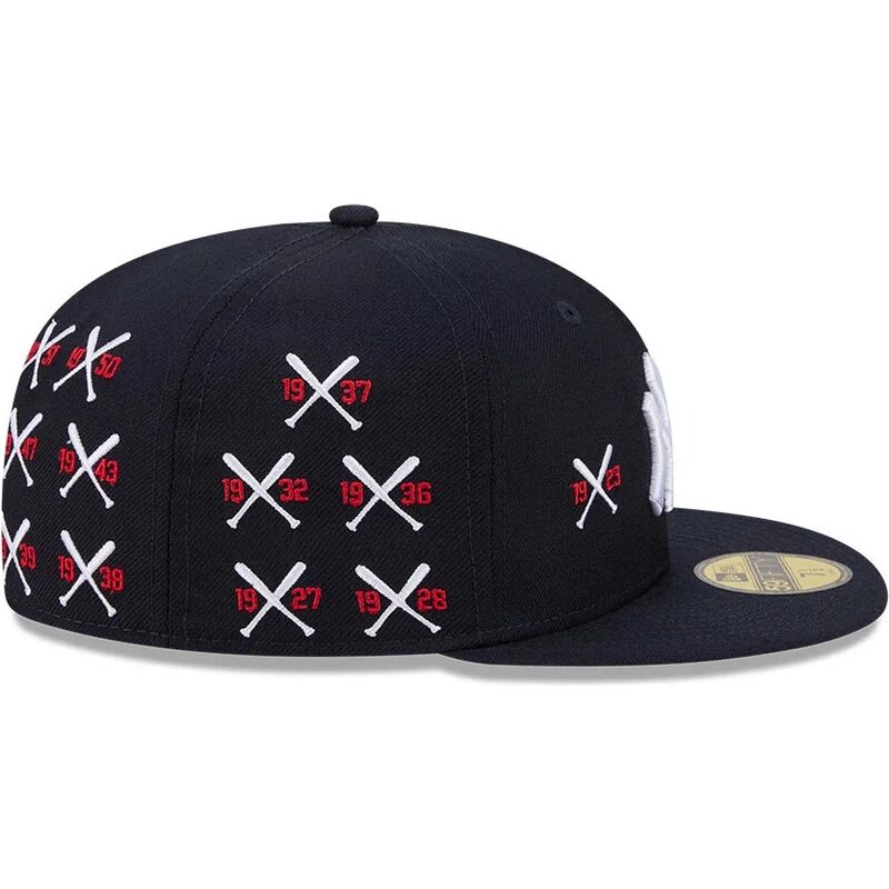 new-era-flat-brim-59fifty-spike-lee-crossed-bats-new-york-yankees-mlb-navy-blue-fitted-cap new-era-flat-brim-59fifty-spike-lee-crossed-bats-new-york-yankees-mlb-navy-blue-fitted-cap