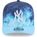 new-era-curved-brim-9fifty-a-frame-deep-water-new-york-yankees-mlb-blue-snapback-cap