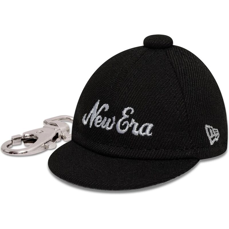 new-era-mini-cap-black-keychain