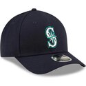 new-era-curved-brim-9forty-m-crown-player-replica-seattle-mariners-mlb-navy-blue-snapback-cap