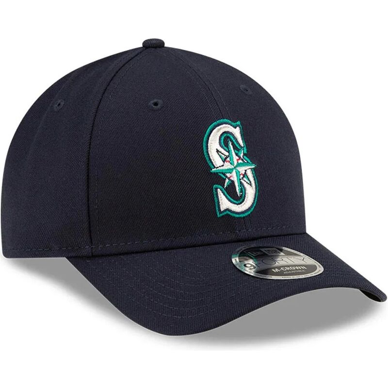 new-era-curved-brim-9forty-m-crown-player-replica-seattle-mariners-mlb-navy-blue-snapback-cap