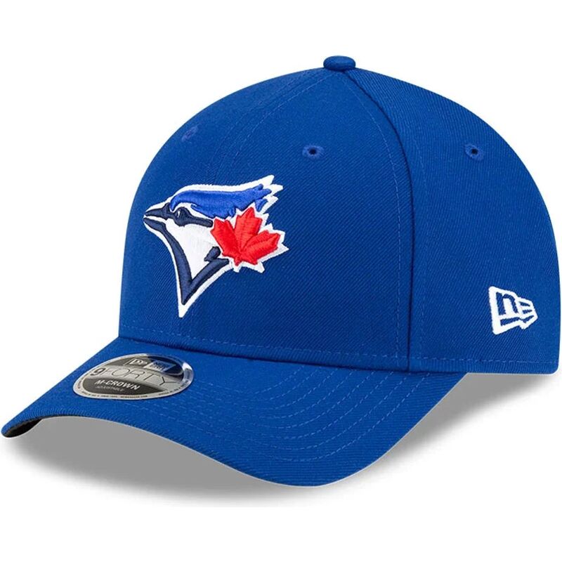 new-era-curved-brim-9forty-m-crown-player-replica-toronto-blue-jays-mlb-blue-snapback-cap