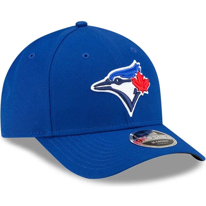 new-era-curved-brim-9forty-m-crown-player-replica-toronto-blue-jays-mlb-blue-snapback-cap