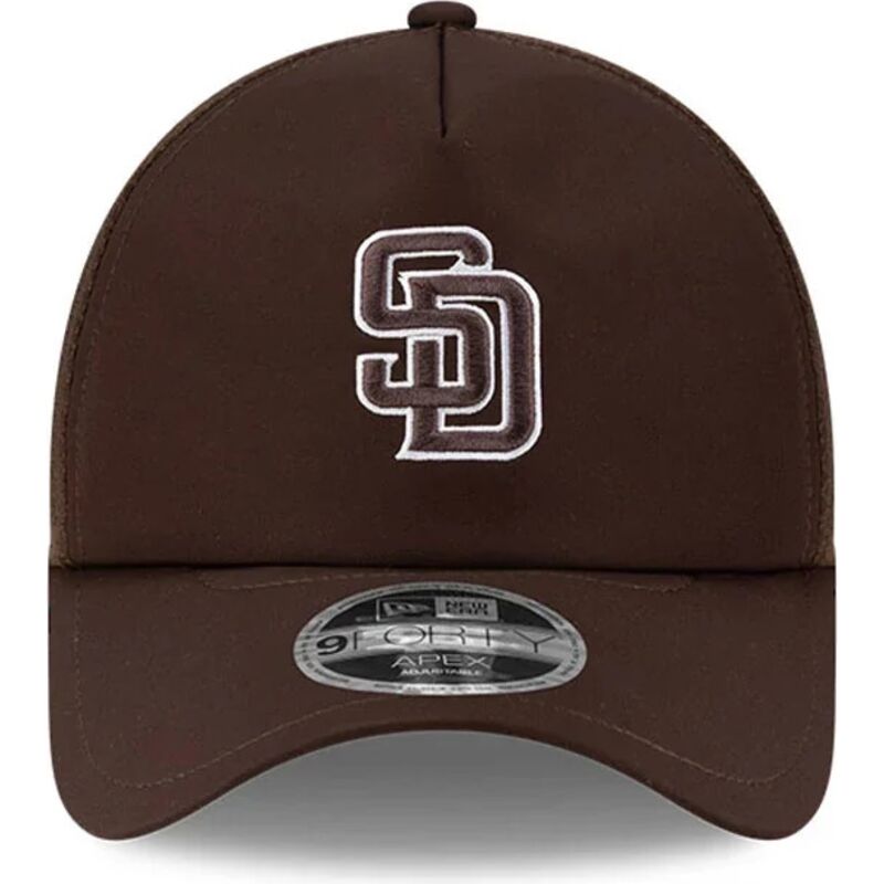 new-era-9forty-apex-batting-practice-san-diego-padres-mlb-brown-trucker-hat new-era-9forty-apex-batting-practice-san-diego-padres-mlb-brown-trucker-hat