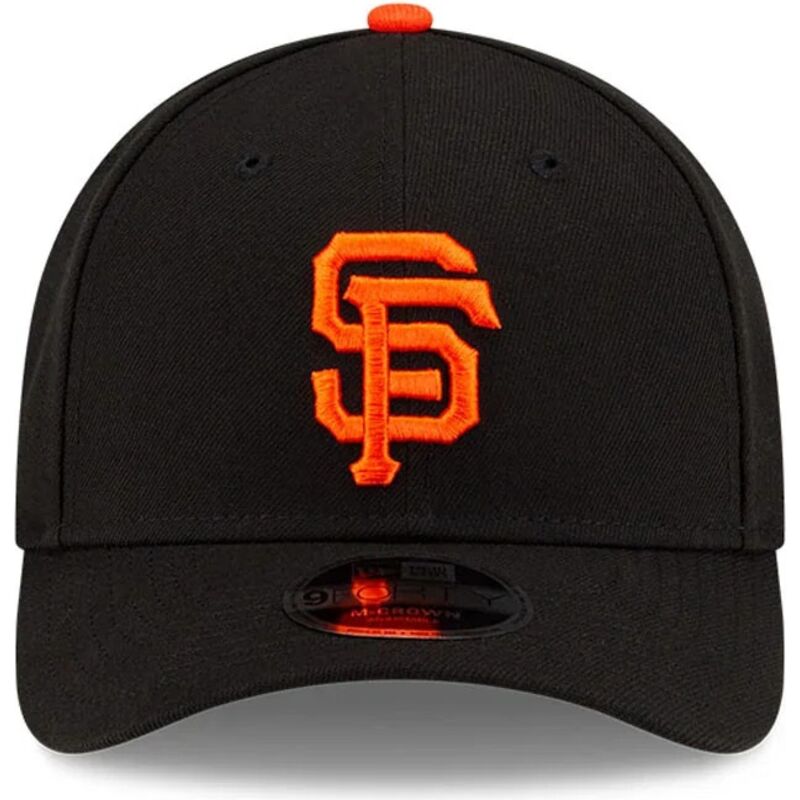new-era-curved-brim-orange-logo-9forty-m-crown-player-replica-san-francisco-giants-mlb-black-snapback-cap